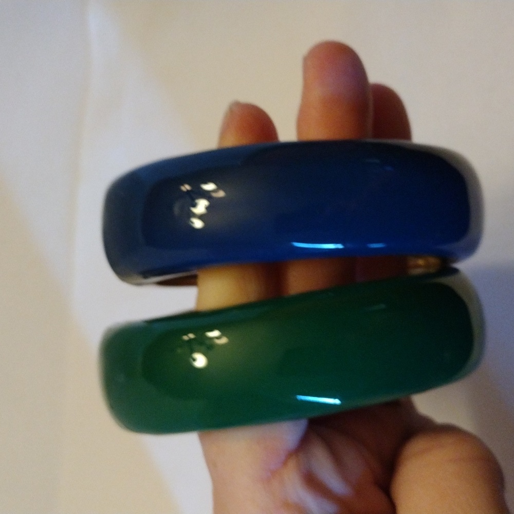 SOLD!! Vintage Bundle of 6 Beautiful Bangle & Cuff Bracelets! - Picture 11 of 12